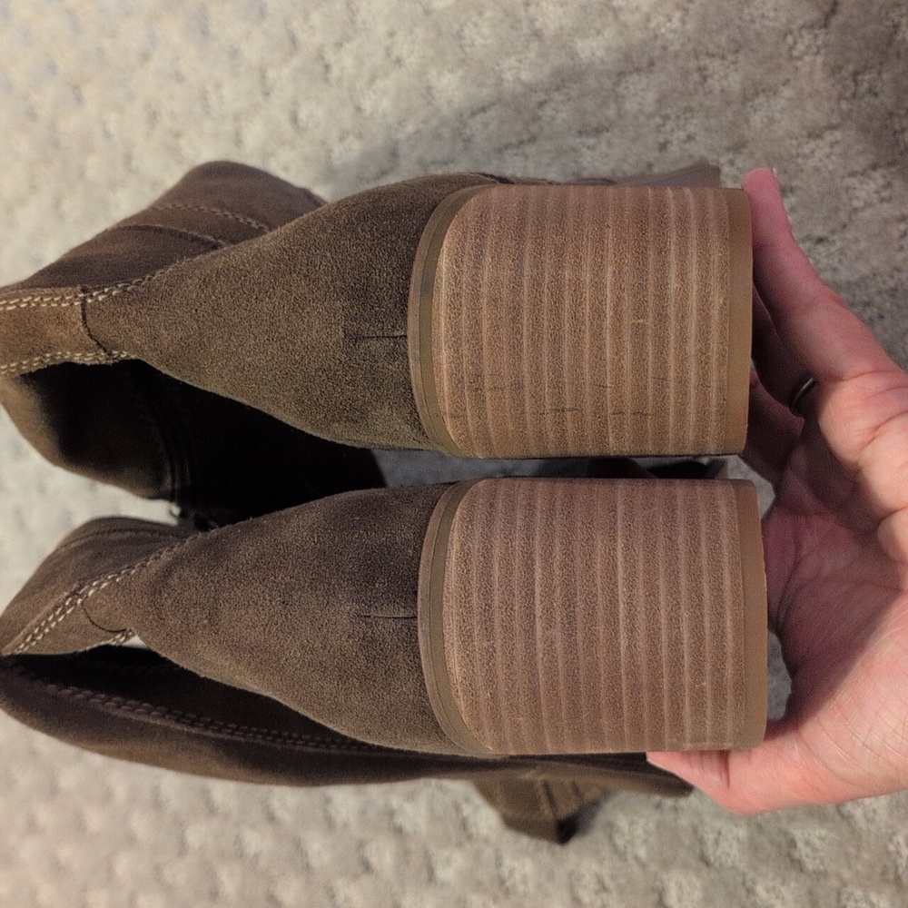 Kelsi Dagger Brooklyn Echo  Suede  Tall Western Boots, Anthropologie - Picture 5 of 14
